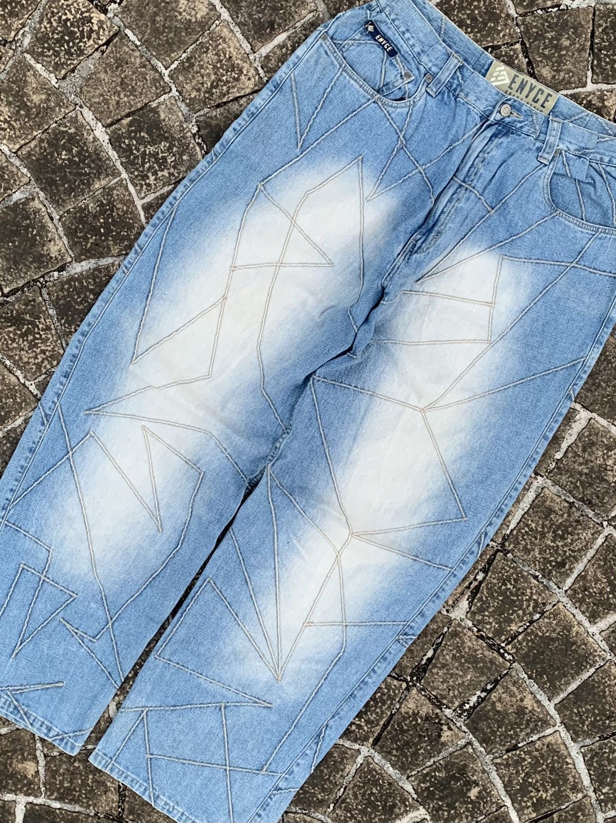 Japanese Brand × Vintage RARE* Vintage Enyce Grand Denim Jeans Size US 33 - 2 Thumbnail