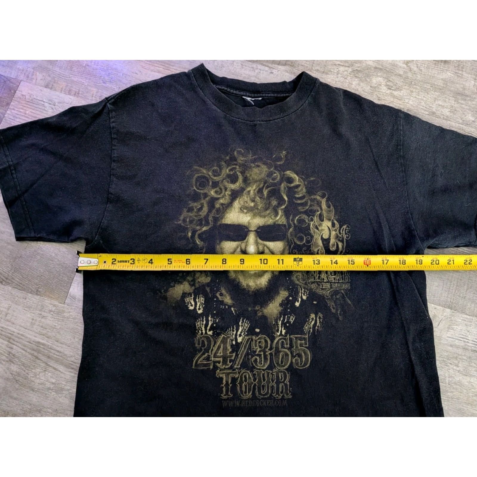 AAA VINTAGE Sammy Hagar Black Tee Shirt Mens Size S 90s Rock Music AAA T-Shirt Short Sleeve Crew Neck Cotton Size US S / EU 44-46 / 1 - 6 Thumbnail