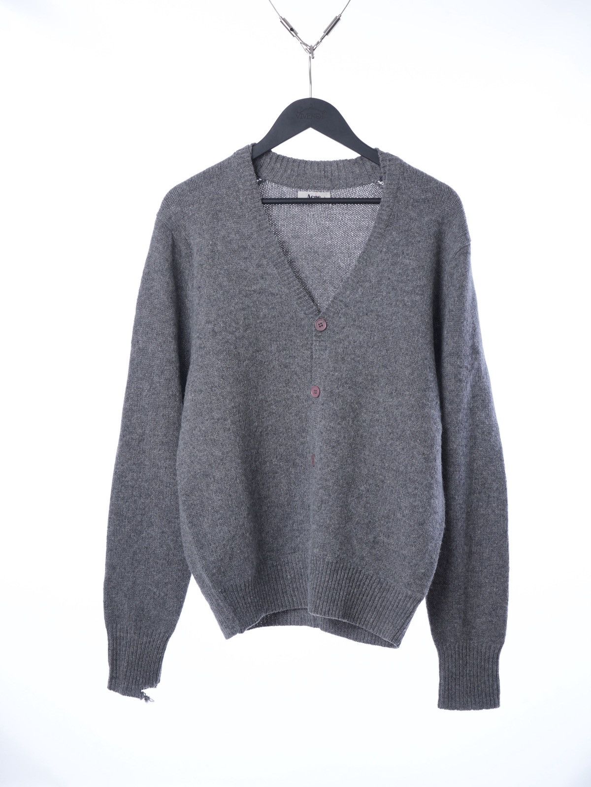 Acne Studios Acne Studios Pop Knit Wool Cardigan Size US L / EU 52-54 / 3 - 1 Thumbnail