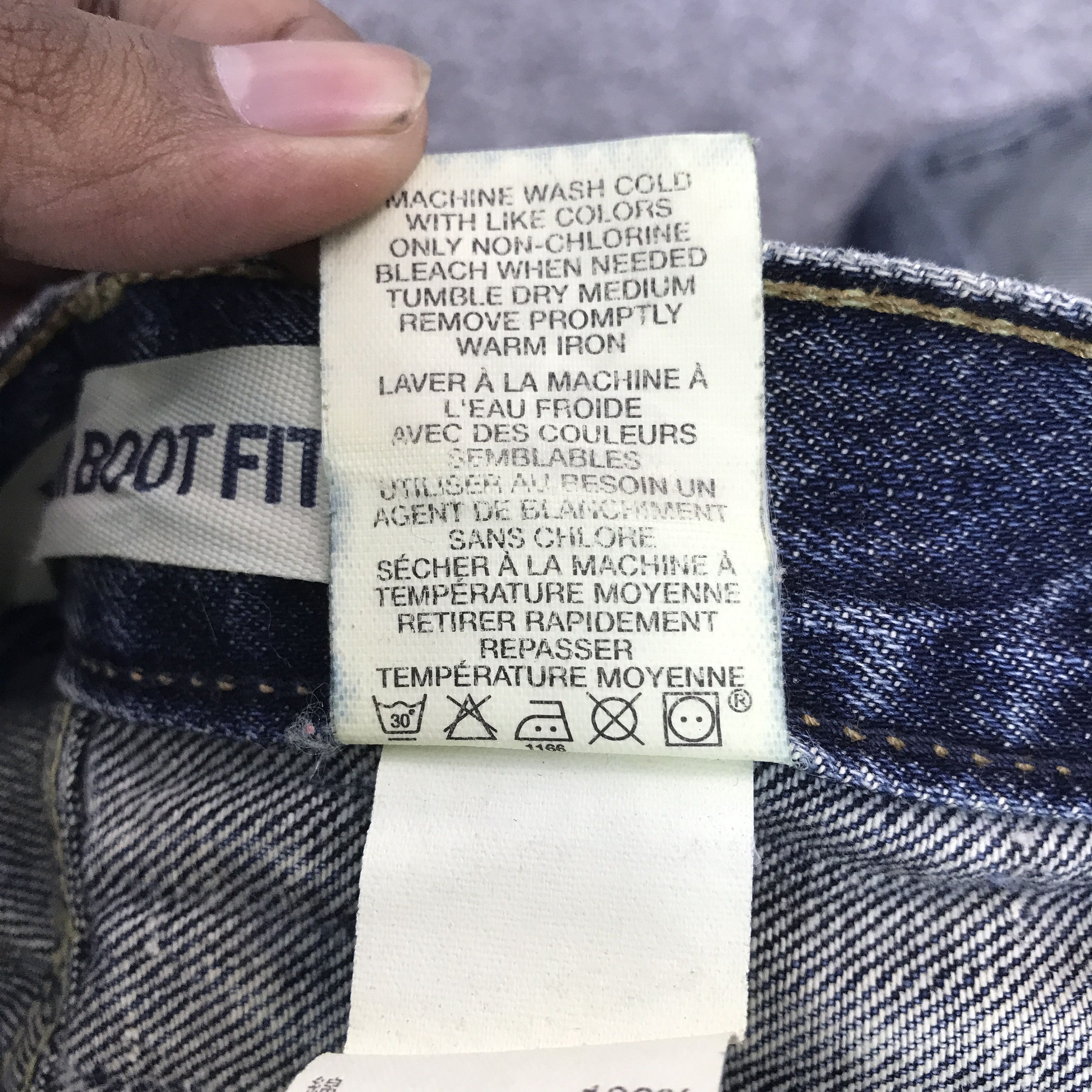 Japanese Brand Bootcut style Gap distressed denim jeans pants Size US 32 / EU 48 - 16 Thumbnail