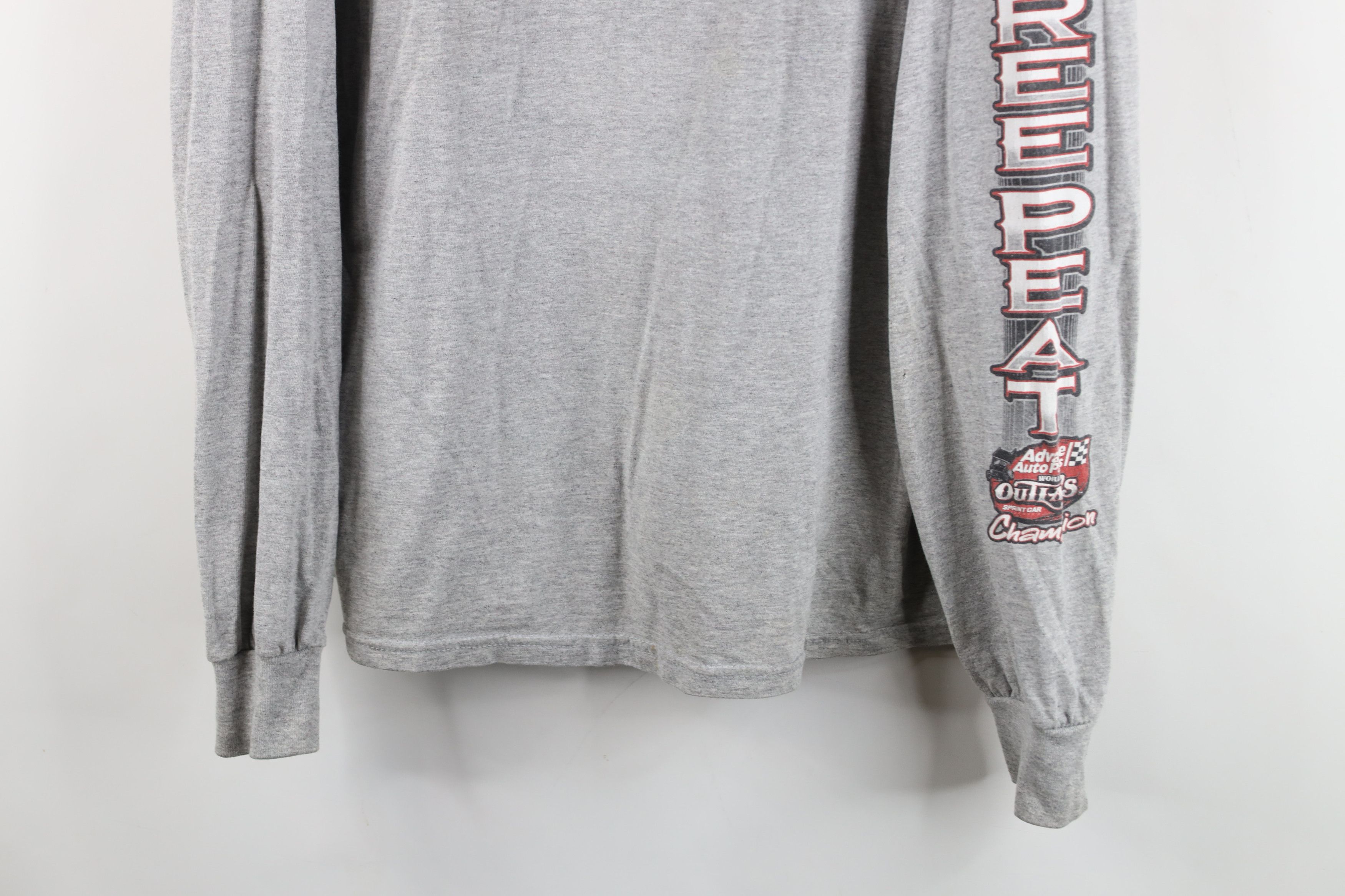 Vintage Vintage Y2K Outlaws Donny Schatz Racing Long Sleeve T-Shirt Size US L / EU 52-54 / 3 - 3 Thumbnail