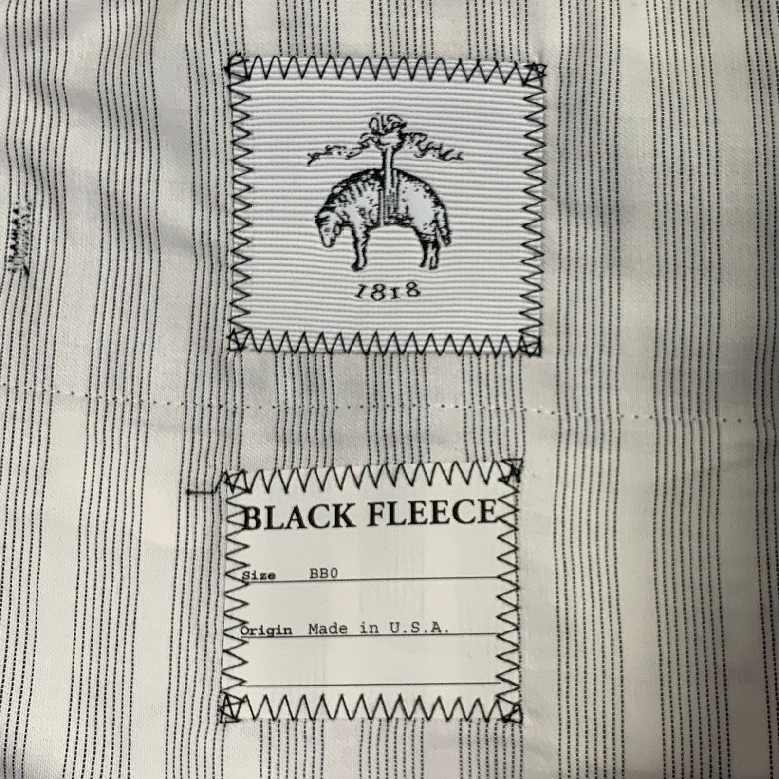 BLACK FLEECE Size S Black Wool Button Fly Dress Pants