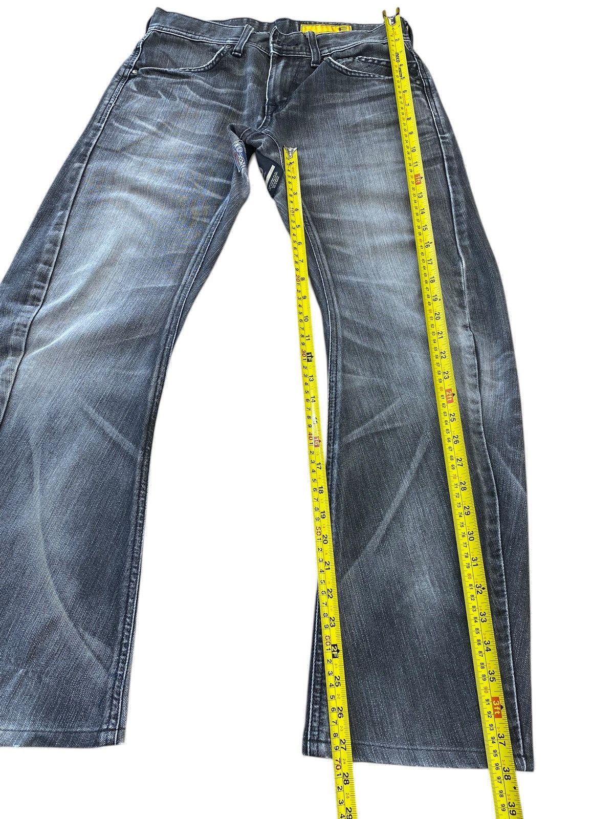 Edwin Edwin Faded Wash Whiskered Style Twisted Leg Jeans Size US 30 / EU 46 - 8 Thumbnail