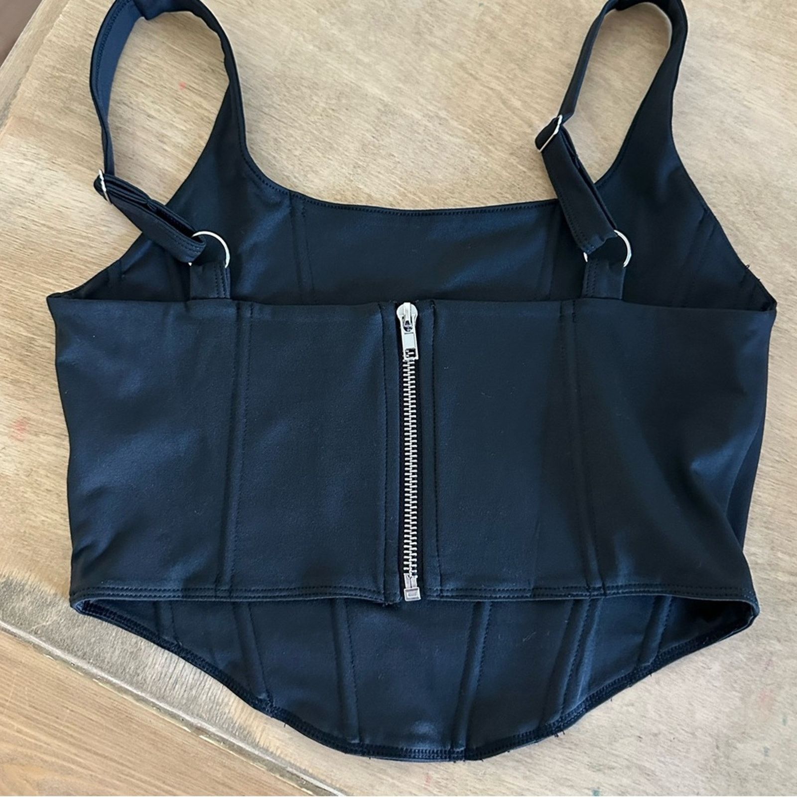 Other NEW - Square Neck Bustier Corset Tank - M - black - $25 Size M / US 6-8 / IT 42-44 - 5 Thumbnail