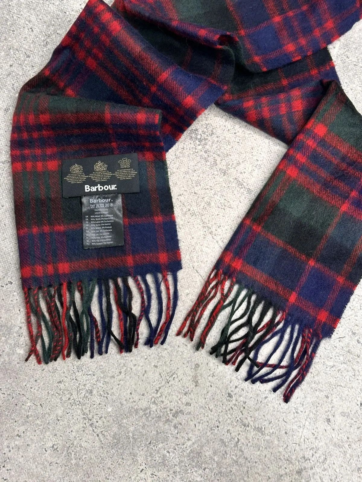 Vintage Vintage Wool Barbour Scarf Burberry Nova Check Loro piana Size ONE SIZE - 7 Thumbnail