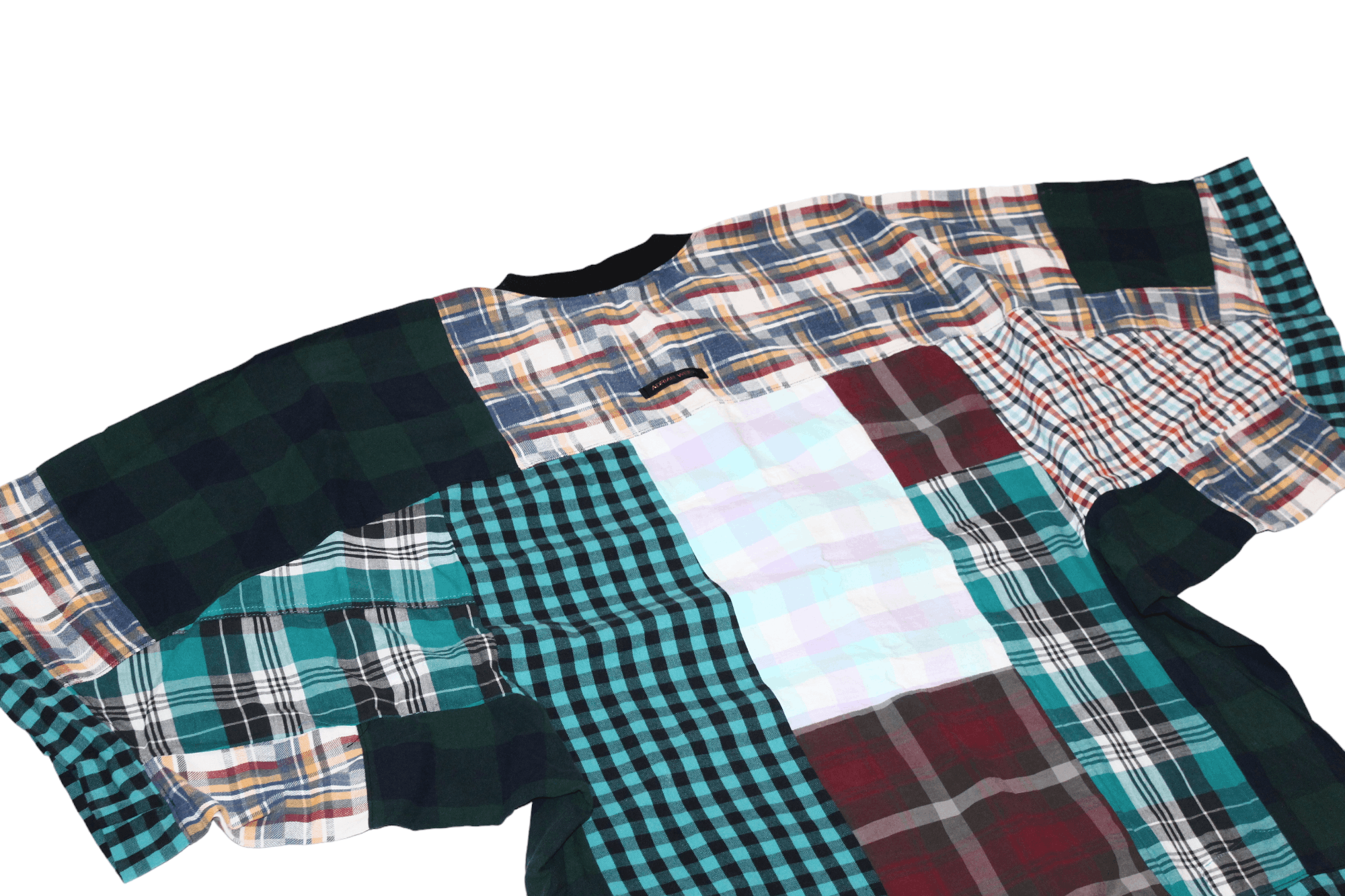 20471120 💥 Adrian Weiss Berlin Kimono Crazy Patchwork Oversized Tee Size L / US 10 / IT 46 - 10 Thumbnail