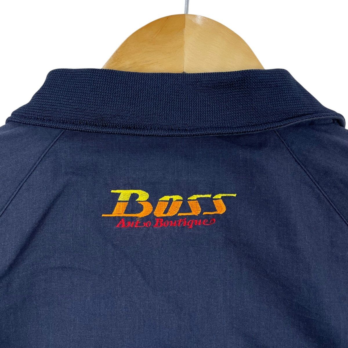 Vintage Vintage 90s BOSS Tartan Zipper Jacket Size US L / EU 52-54 / 3 - 9 Thumbnail