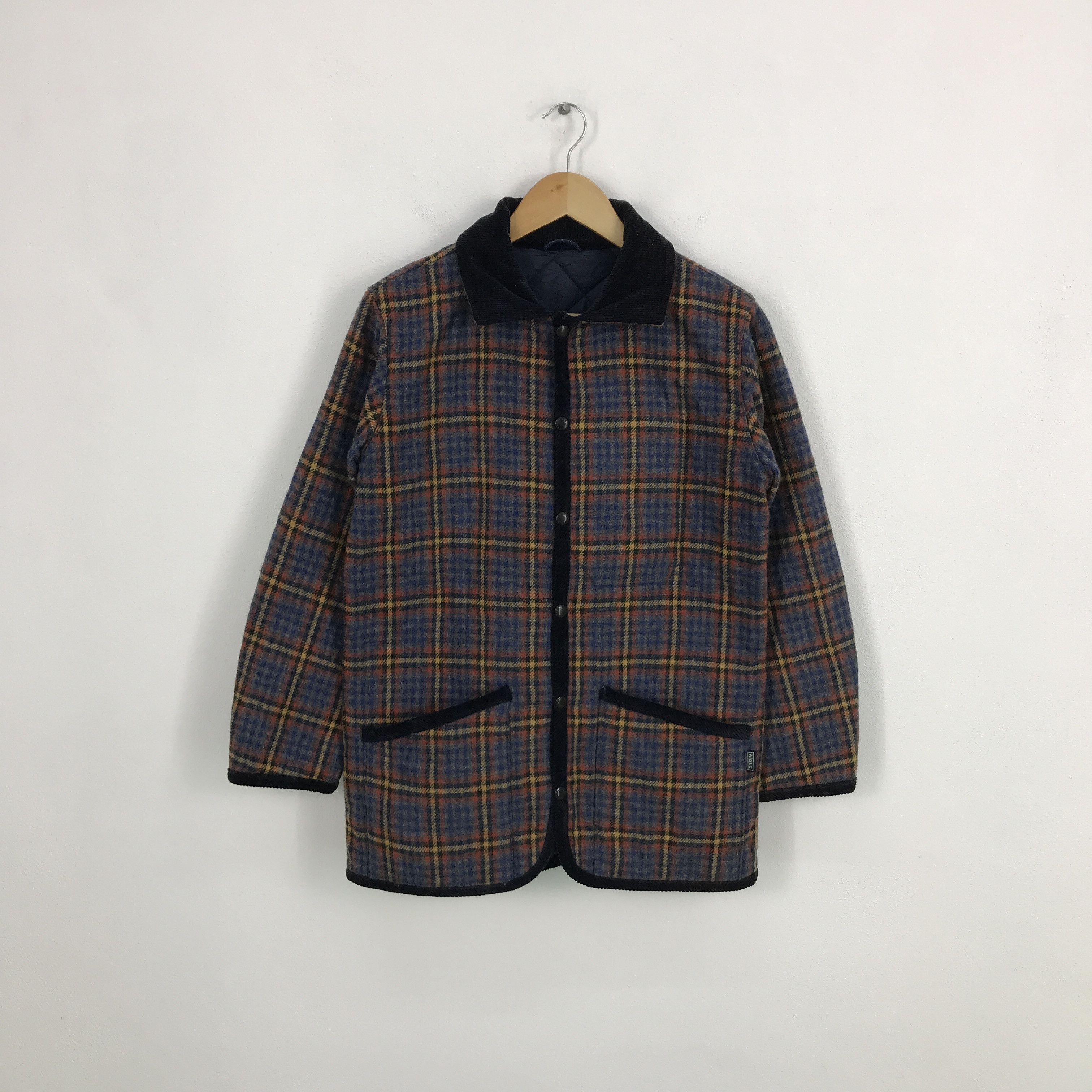 Aigle × Japanese Brand aigle Flannel Snap button wool jacket Size US S / EU 44-46 / 1 - 1 Thumbnail