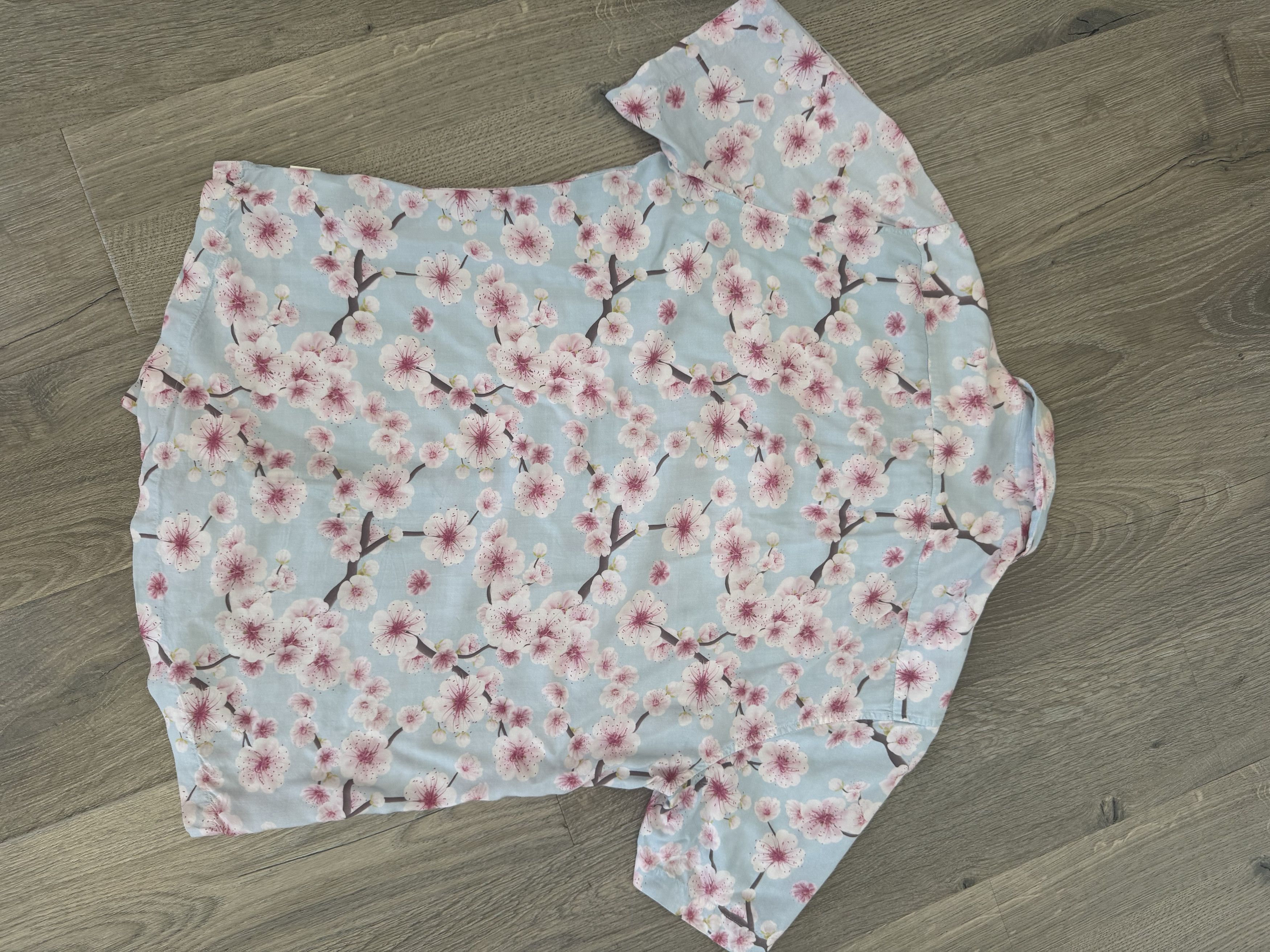 7Diamonds Cherry Blossom Short Sleeve Button Down Size US M / EU 48-50 / 2 - 2 Thumbnail