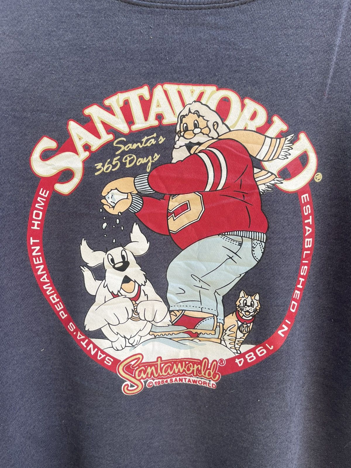 Vintage Vintage Santaworld “Santa & Animals” Sweatshirt – 1994 Size US L / EU 52-54 / 3 - 2 Thumbnail