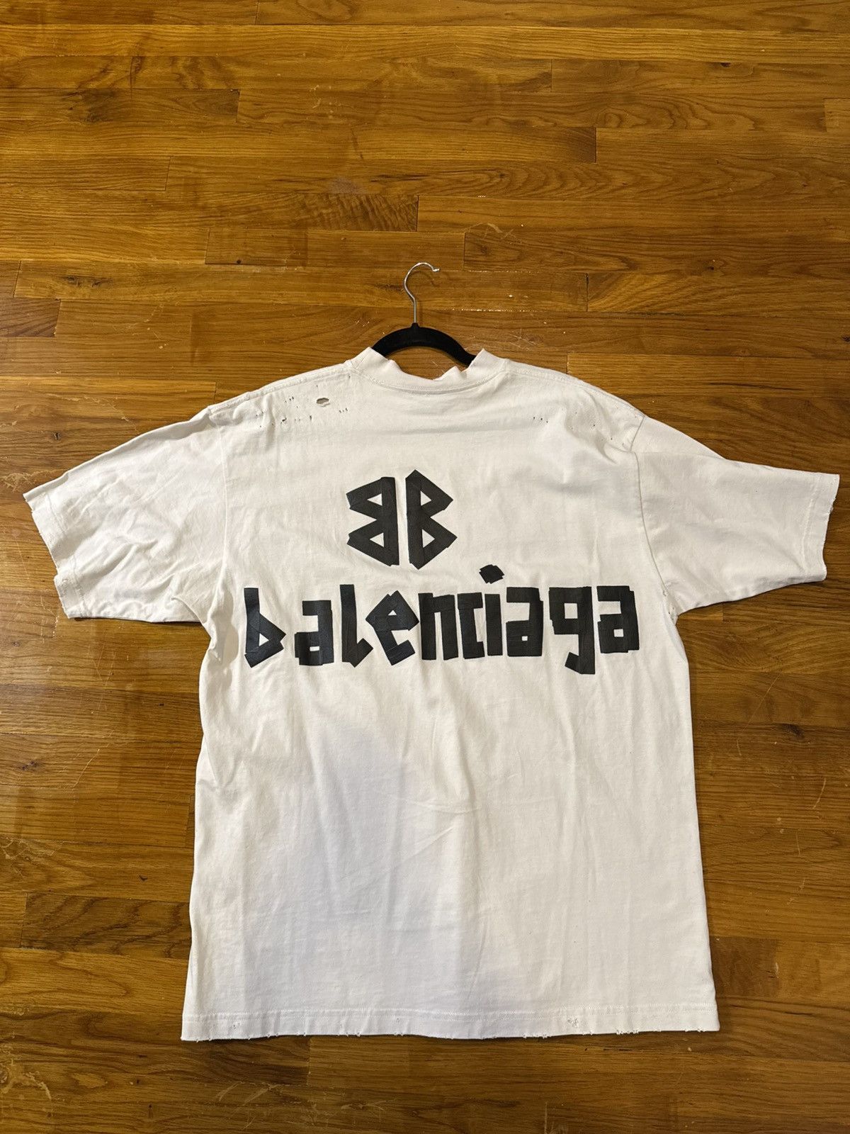 Balenciaga Balenciaga Tape Type Medium Fit T-shirt Size US S / EU 44-46 / 1 - 3 Thumbnail