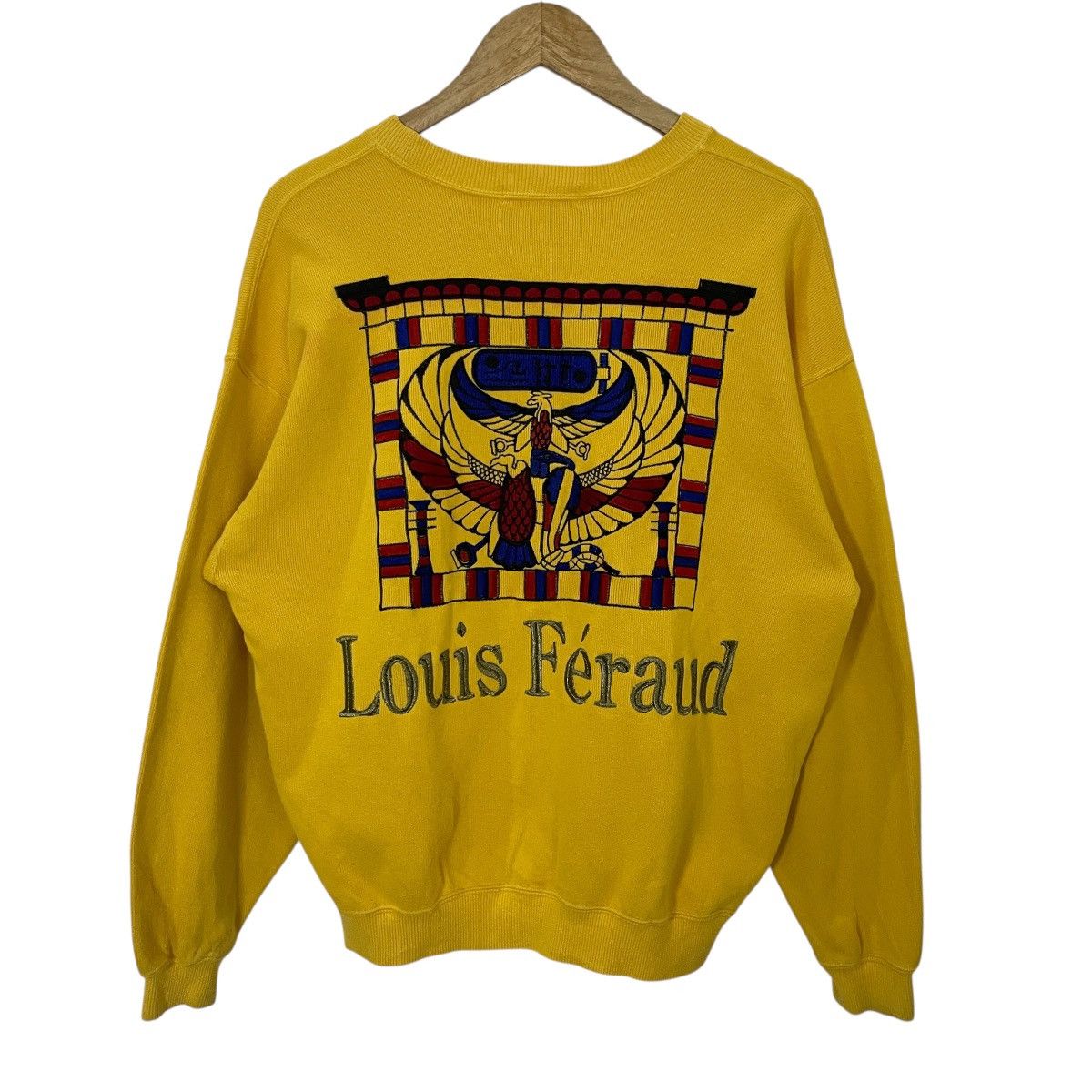 Louis Feraud Vintage Louis Feraud Embroidery Big Logo Sweatshirt Size US M / EU 48-50 / 2 - 1 Thumbnail