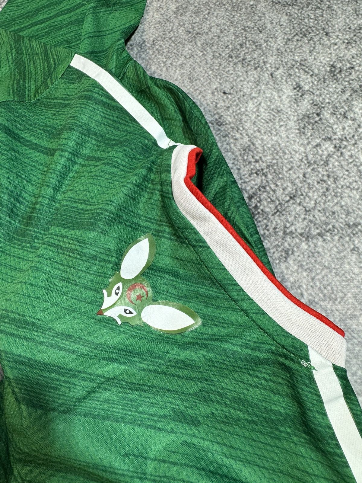 Adidas × Vintage VTg Algeria Adidas Soccer Jersey Blokecore Style Rare S Size US S / EU 44-46 / 1 - 5 Thumbnail