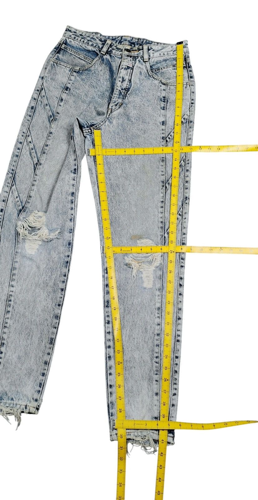 Edwin Rare Edwin Acid Wash Denim – 90s Mom Jeans Fit Made in Japan Size 28" / US 6 / IT 42 - 11 Thumbnail