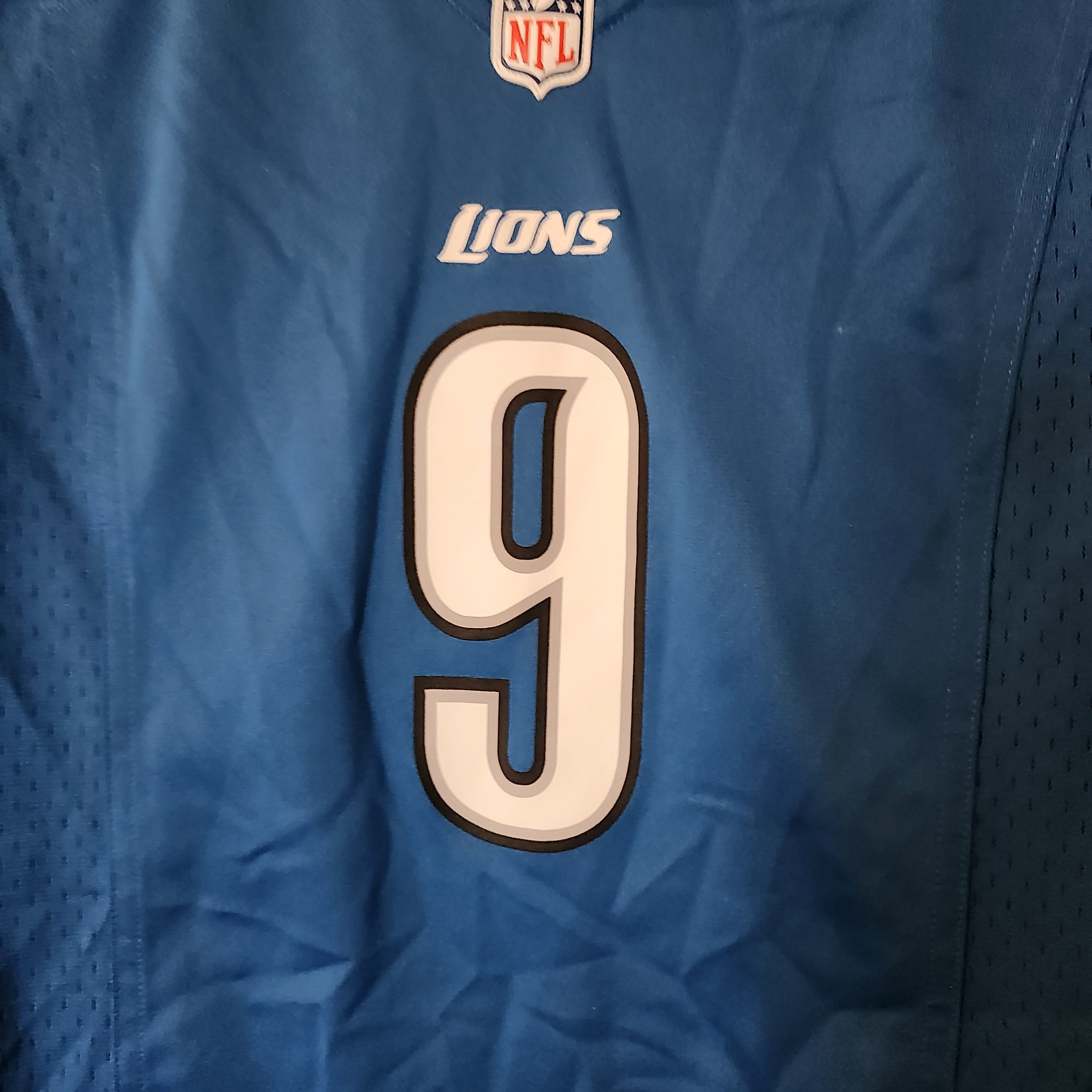 Nike Nike Detroit Lions Matt Stafford #9 NFL Jersey Women Blue M Size M / US 6-8 / IT 42-44 - 4 Thumbnail