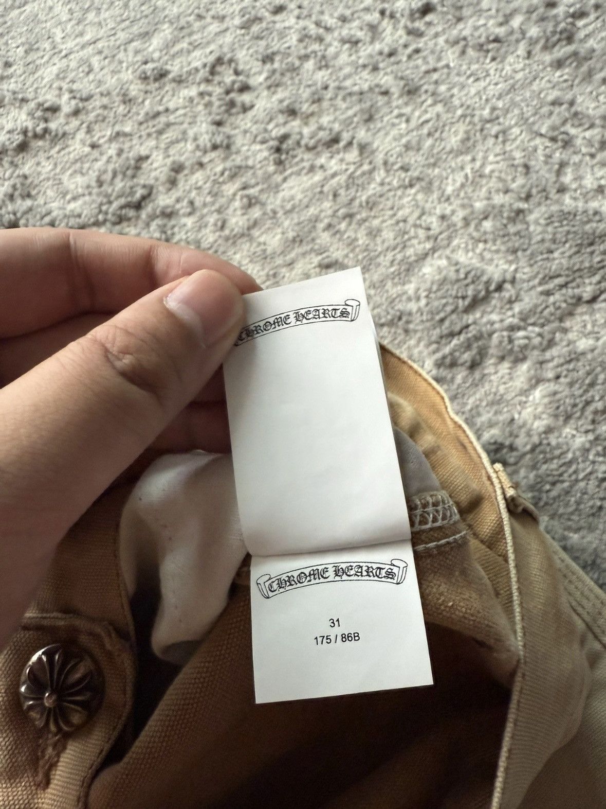 Chrome Hearts Chrome hearts sex records pants Size US 31 - 11 Thumbnail