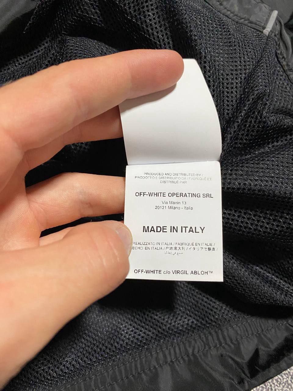 Off-White Off white Logo Nylon Windbreaker Size US M / EU 48-50 / 2 - 7 Thumbnail