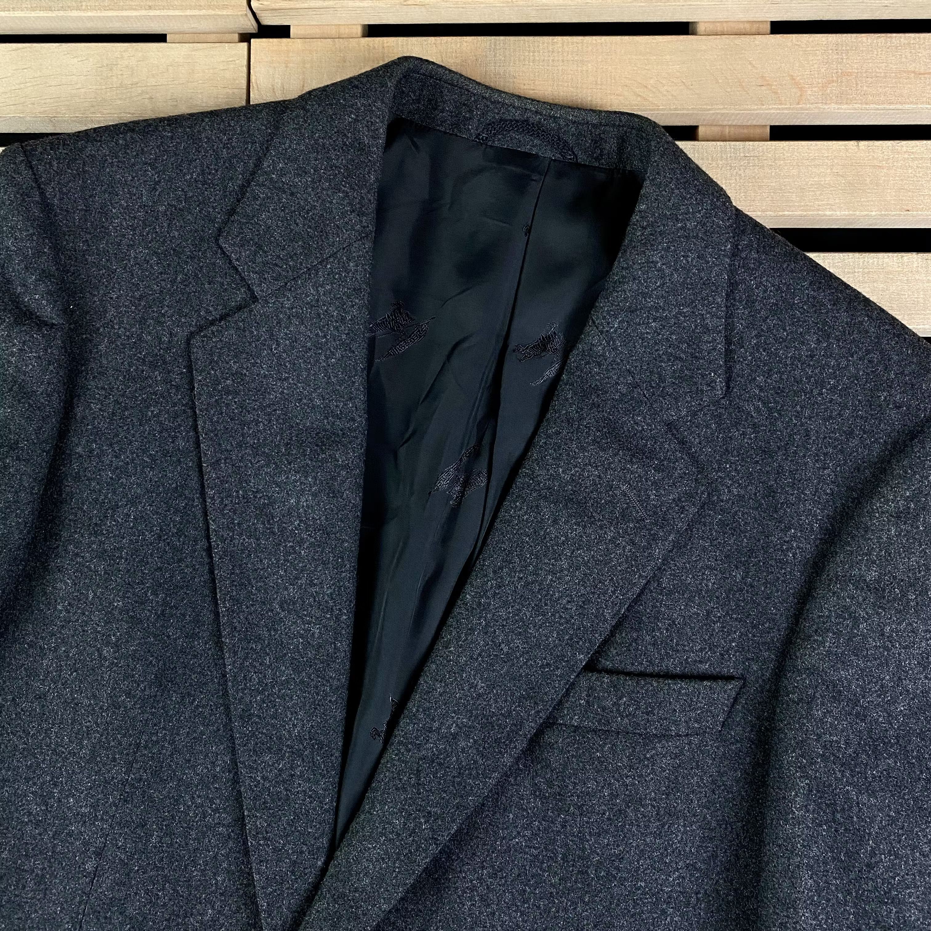 Burberry × Vintage Mens Blazer Jacket Burberrys Vintage Size 50 Size 50R - 2 Thumbnail