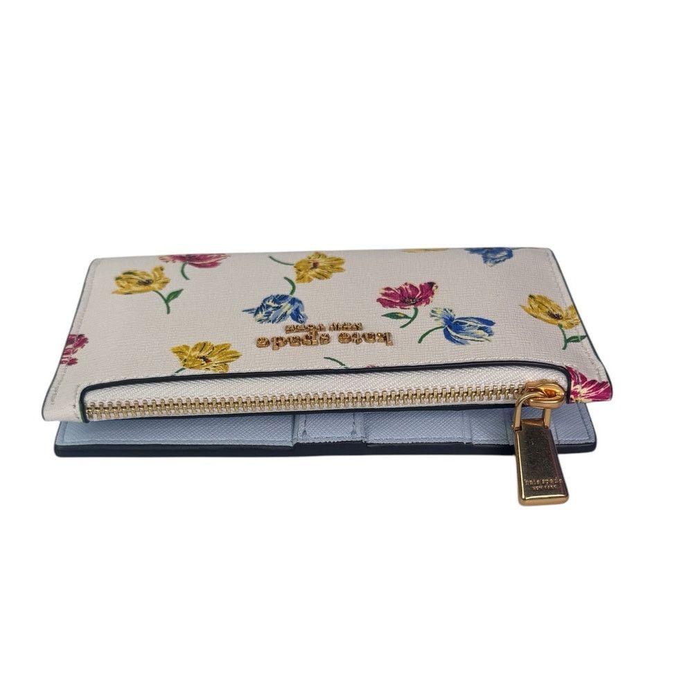Kate Spade Kate Spade Morgan Tulip Toss Small Slim Bifold Wallet Size ONE SIZE - 4 Thumbnail