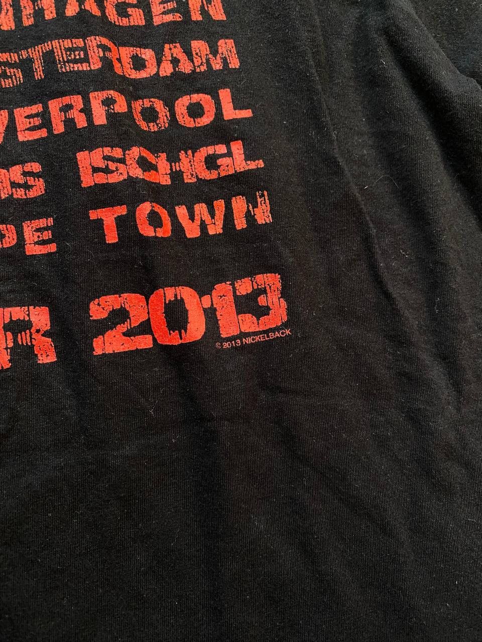 Band Tees × Vintage Vintage 00s Nickelback Tour 2013 Band Tee T Shirt Size US L / EU 52-54 / 3 - 6 Thumbnail