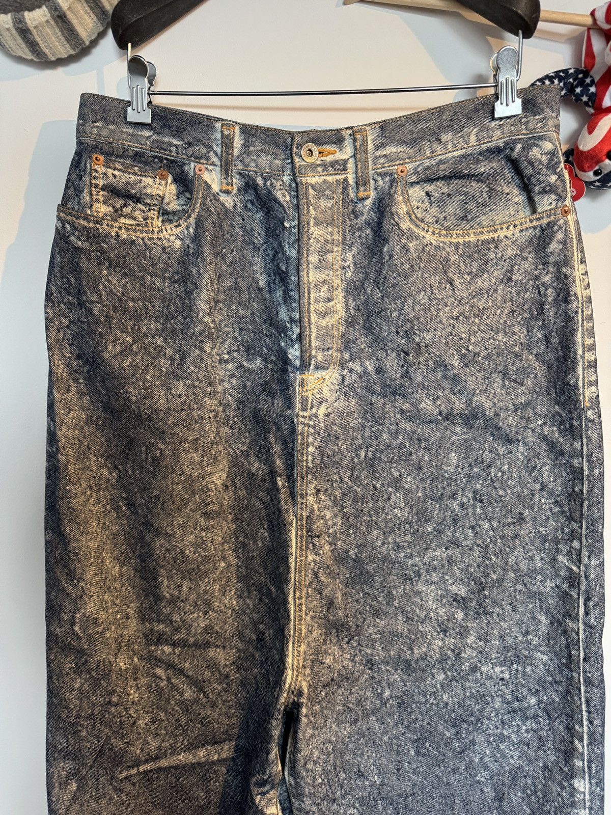Doublet S/S 24 Acid Wash Denim Pants Size US 34 / EU 50 - 3 Thumbnail