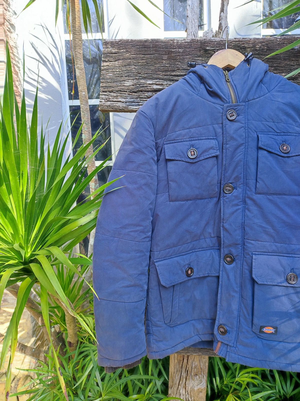 Dickies × Vintage Vintage Y2K Dickies Work Jacket – Faux Fur Hood (XL) Size US XL / EU 56 / 4 - 3 Thumbnail