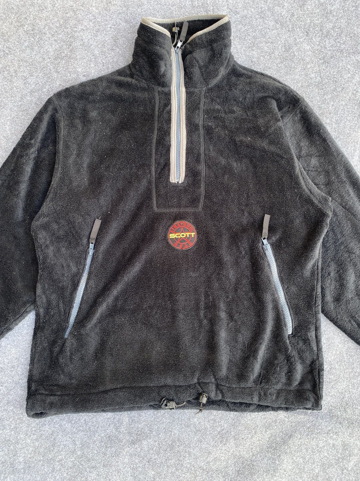 Goldwin × Schott Vintage schott half zipper fleece Size US M / EU 48-50 / 2 - 4 Thumbnail