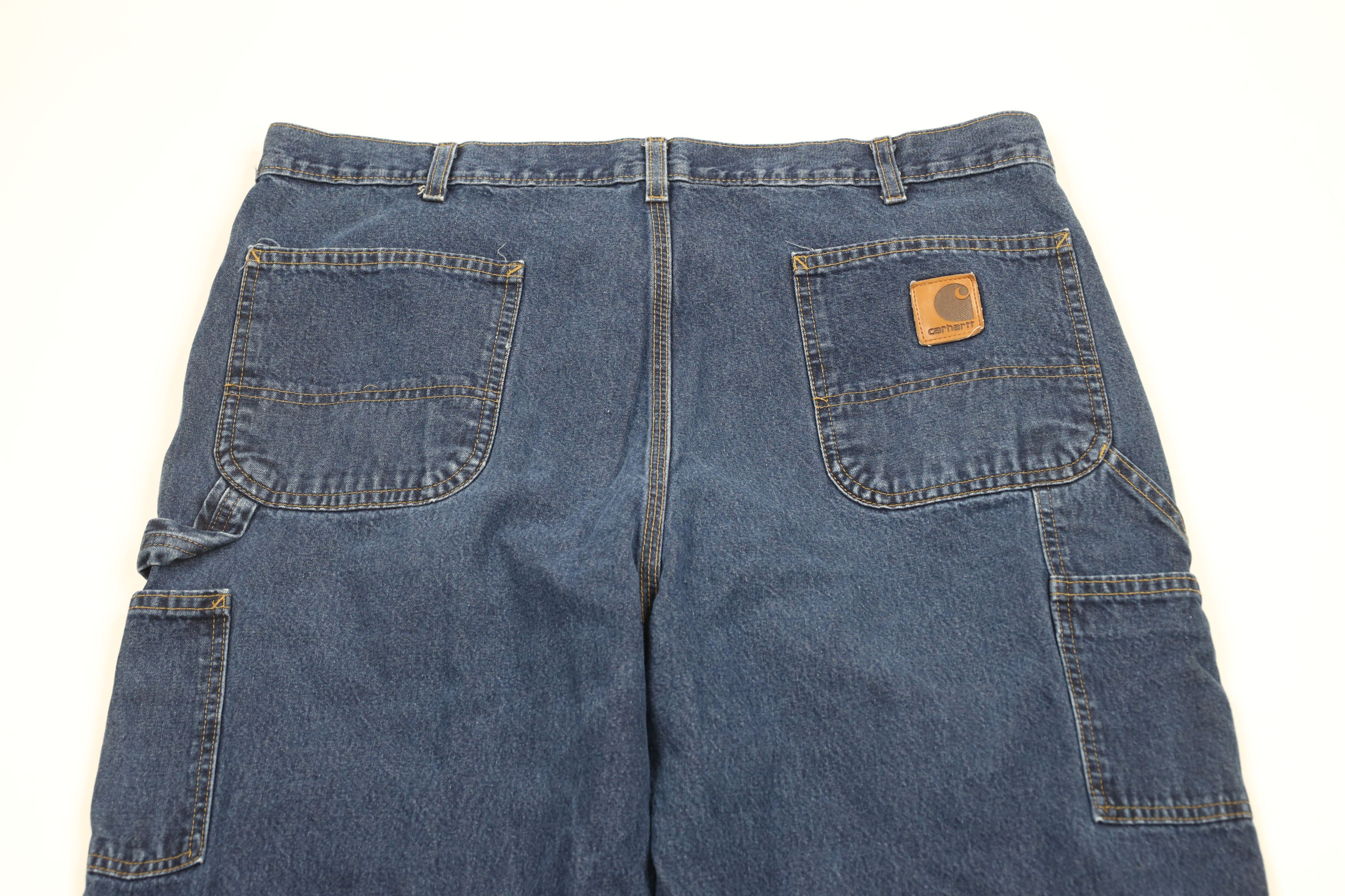 Carhartt × Vintage Vintage Y2K 2004 Carhartt Spell Out Wide Leg Dungaree Jeans Size US 40 / EU 56 - 9 Thumbnail
