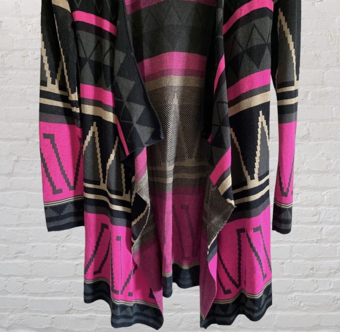 Other HOODED OPEN FRONT DRAPED SWEATER CARDIGAN Size M / US 6-8 / IT 42-44 - 6 Thumbnail