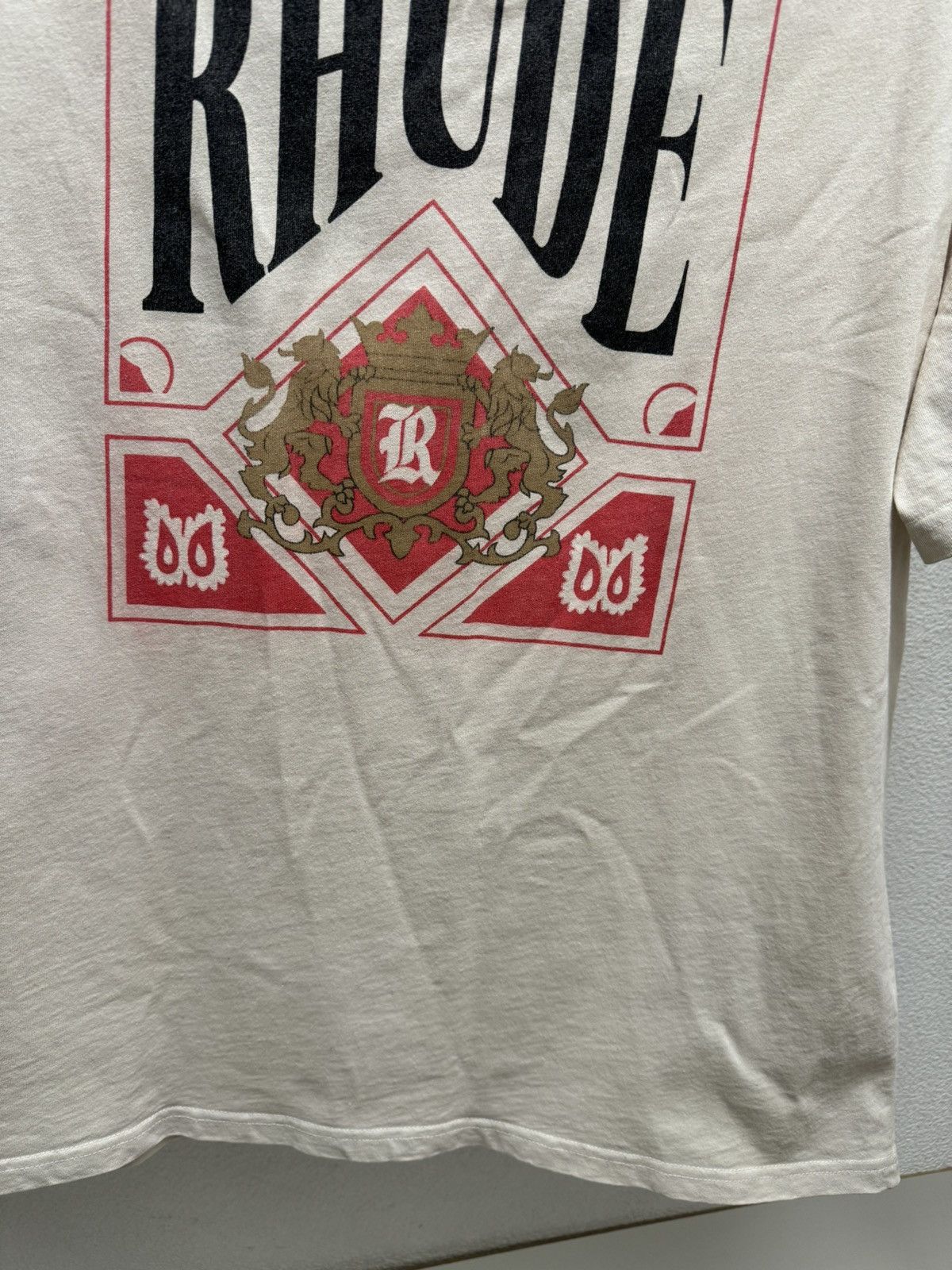 Rhude Rhude big logo t-shirt Xl sz made in usa MADEINUSA Size US XL / EU 56 / 4 - 12 Thumbnail