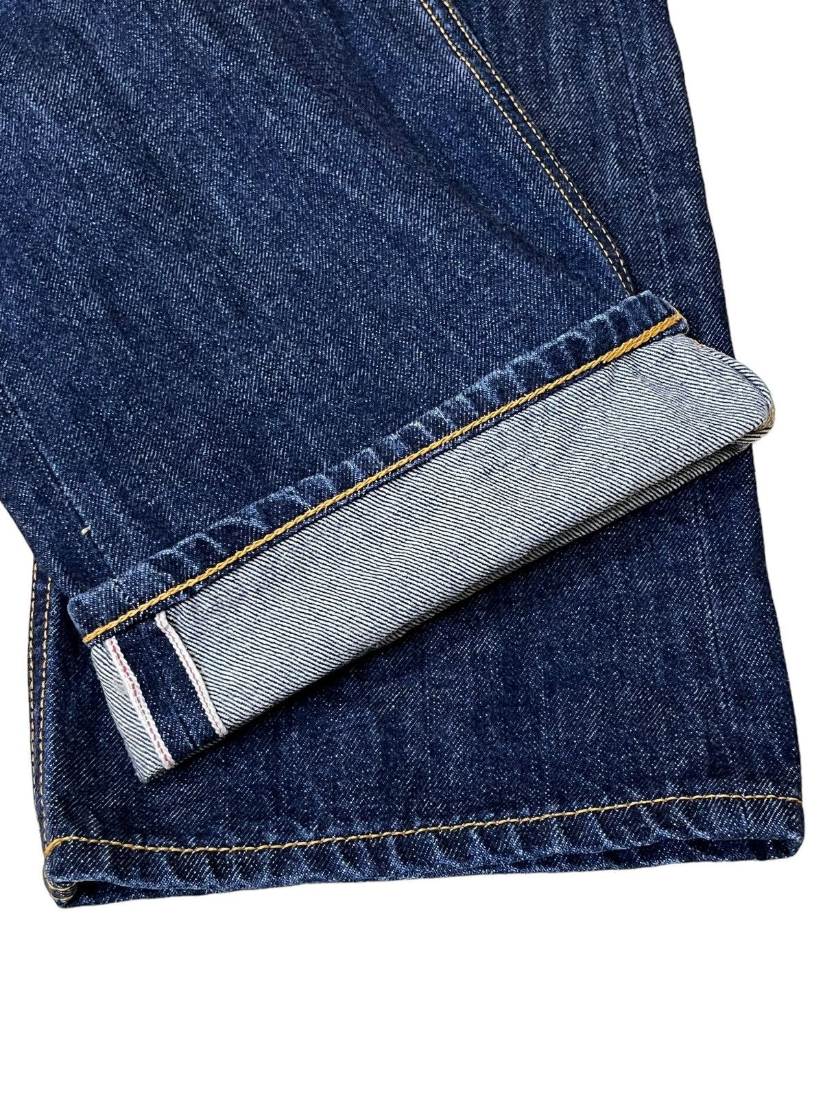 Toyo Enterprises JAPANESE AKAMIMI “KAKEYA”REDLINE SELVEDGE JEANS Size US 33 - 13 Thumbnail