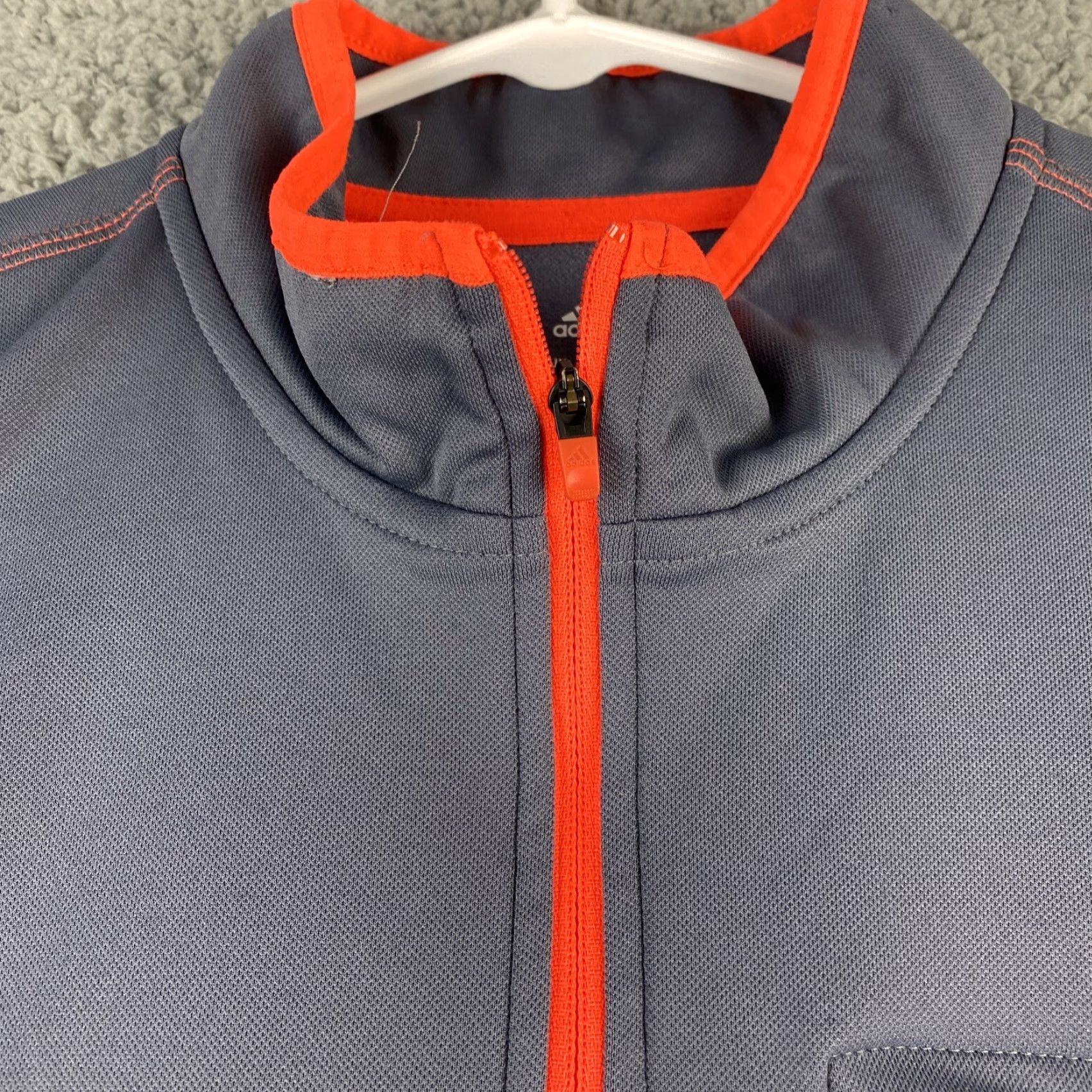 Adidas Adidas Pullover Jacket Adult XL Black Gray Long Sleeve 1/4 Zip Light Mens /44-3 Size US XL / EU 56 / 4 - 3 Thumbnail
