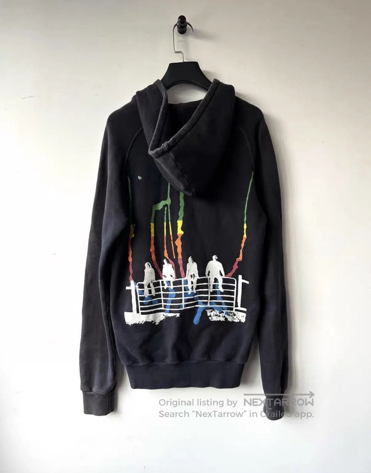 Raf Simons Black Graphic Print Hoodie. Size US XS / EU 42 / 0 - 1 Thumbnail