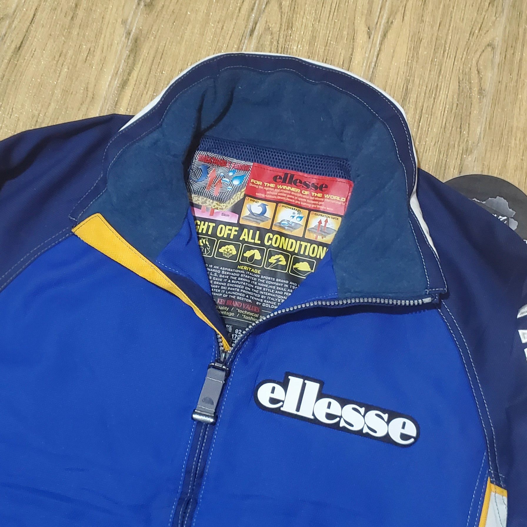 Ellesse × Goldwin Vintage ELLESSE FRANCE SKI GOLDWIN Japanese Brand Jacket Size US M / EU 48-50 / 2 - 2 Thumbnail