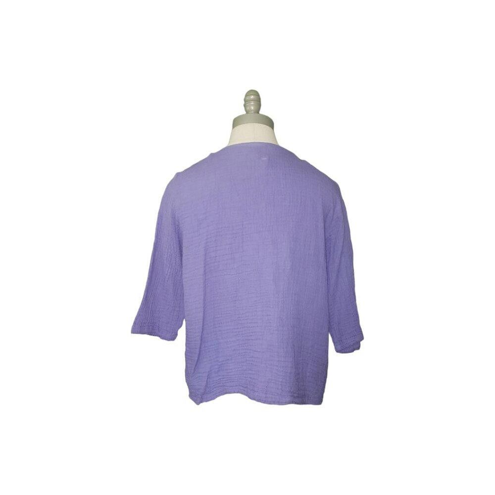 Designer CT748 Purple Open Bolero Ladies Jacket S/M Size S / US 4 / IT 40 - 2 Thumbnail