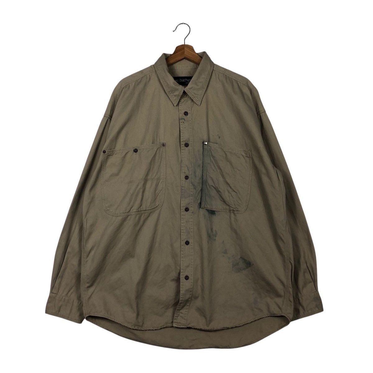 Japanese Brand × Marc Buchanan 📌Vintage Worker Rusty Jacket Marc Buchanan Pelle Pelle Size US XL / EU 56 / 4 - 2 Thumbnail