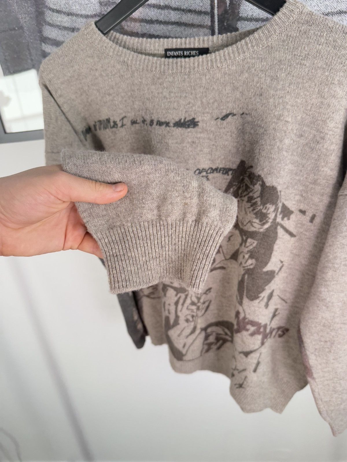 Enfants Riches Deprimes 🚭RARE🚭 FALL/WINTER 2021 “DRAMA OF OPIUM” MERINO WOOL SWEATER Size US L / EU 52-54 / 3 - 13 Thumbnail
