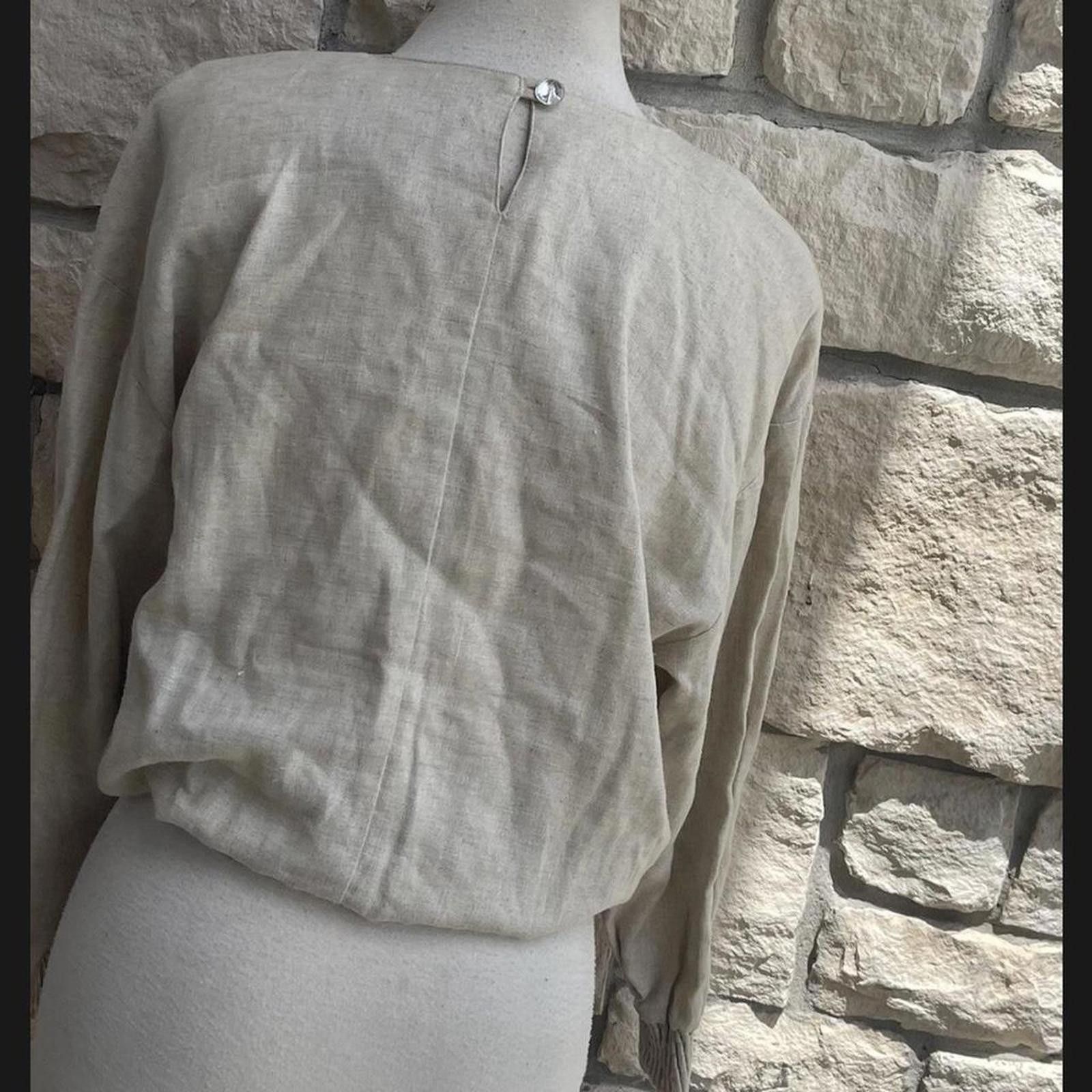 Other Vintage Saint Germain Paris Women’s Medium Linen Blend Size M / US 6-8 / IT 42-44 - 2 Thumbnail