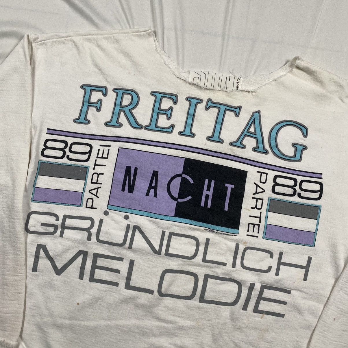 Freitag Grail 1989 Freitag Germany Distressed Crewneck Size US L / EU 52-54 / 3 - 2 Thumbnail