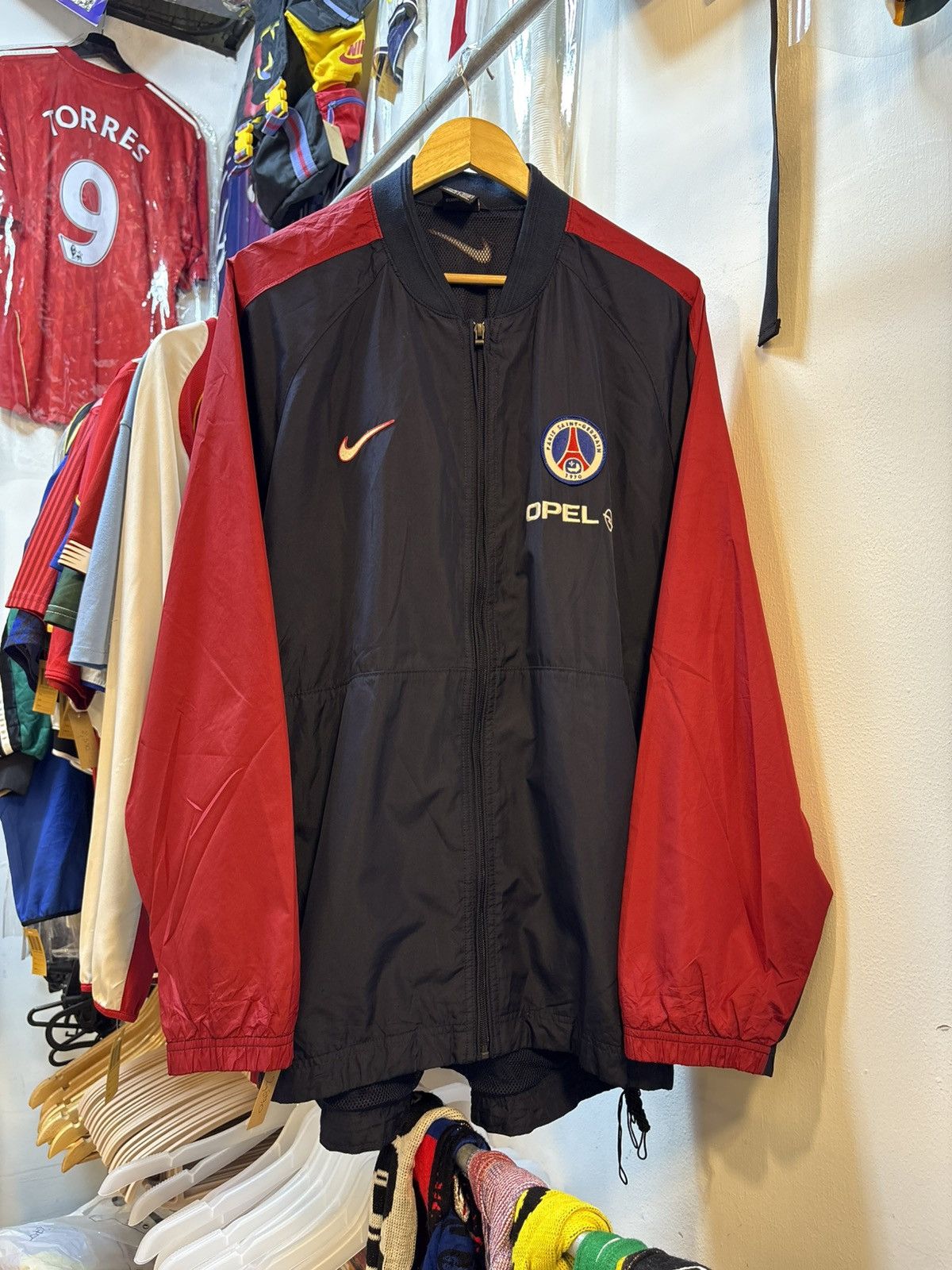 Nike Vintage 90s Paris Saint-Germain Tracksuit Size US L / EU 52-54 / 3 - 1 Thumbnail