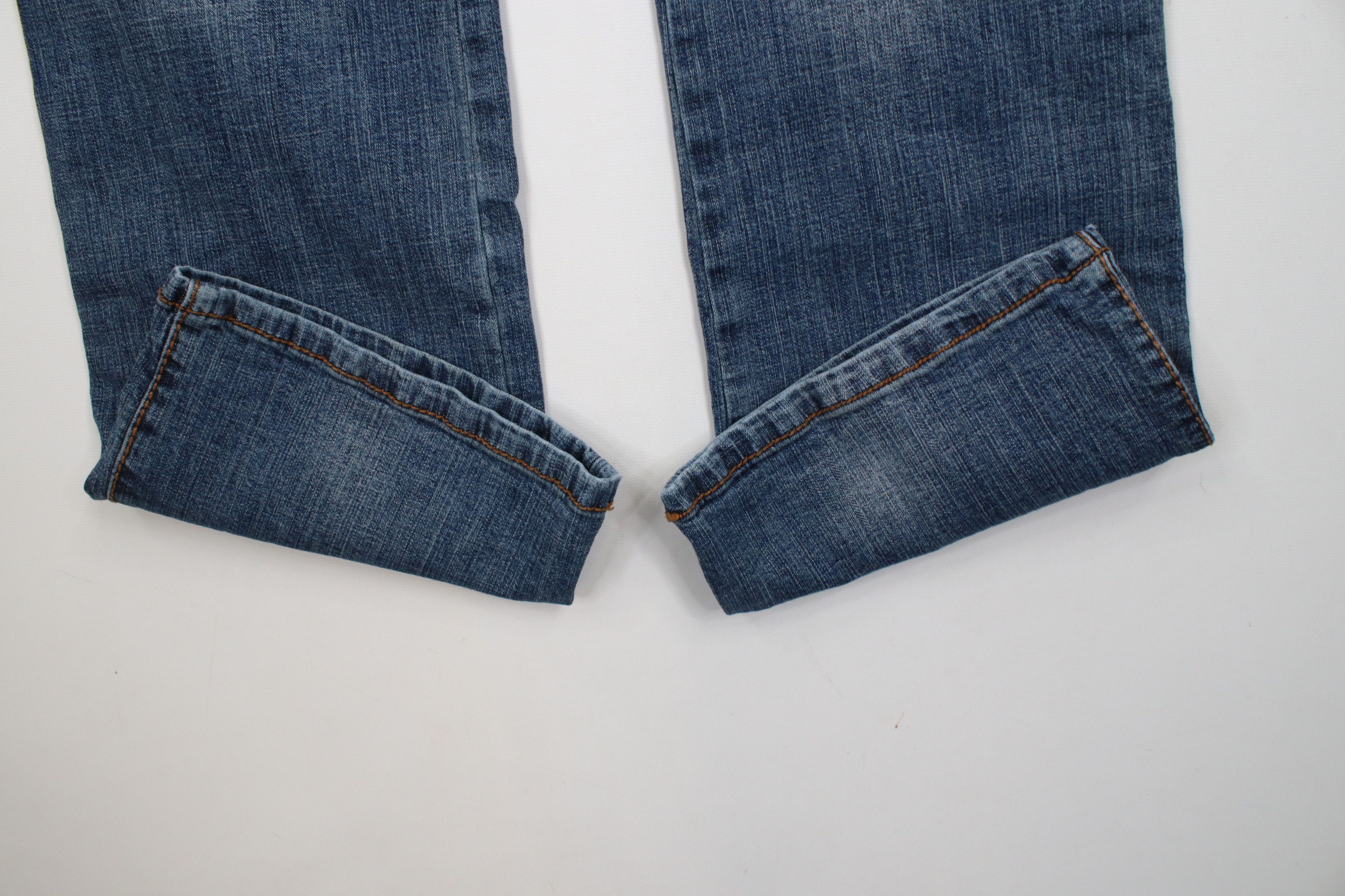 Vintage Vintage Y2K Streetwear Stretch Flared Denim Jeans Blue Size 28" / US 6 / IT 42 - 5 Thumbnail