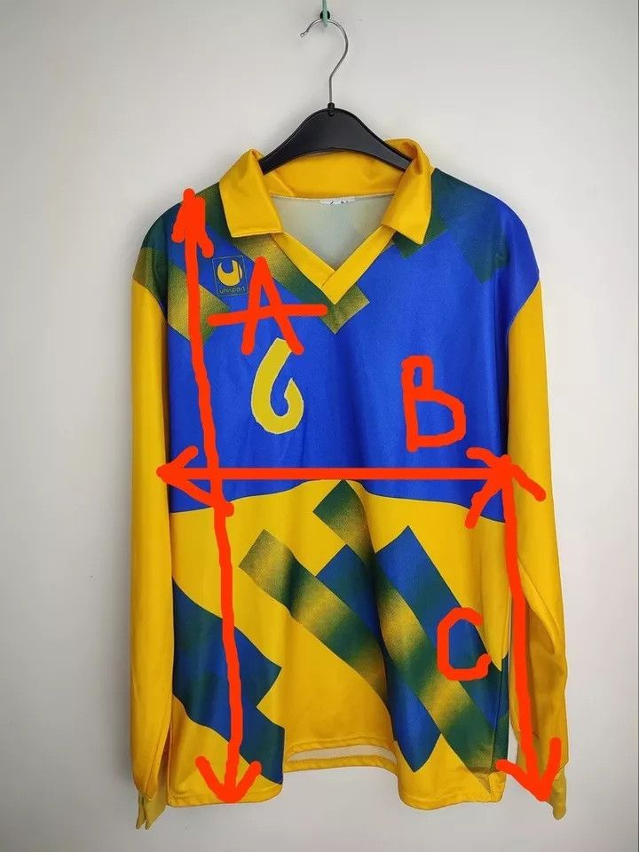 Vintage Vintage Uhisport FOOTBALL Kit SHIRT SOCCER JERSEY Size US L / EU 52-54 / 3 - 2 Thumbnail