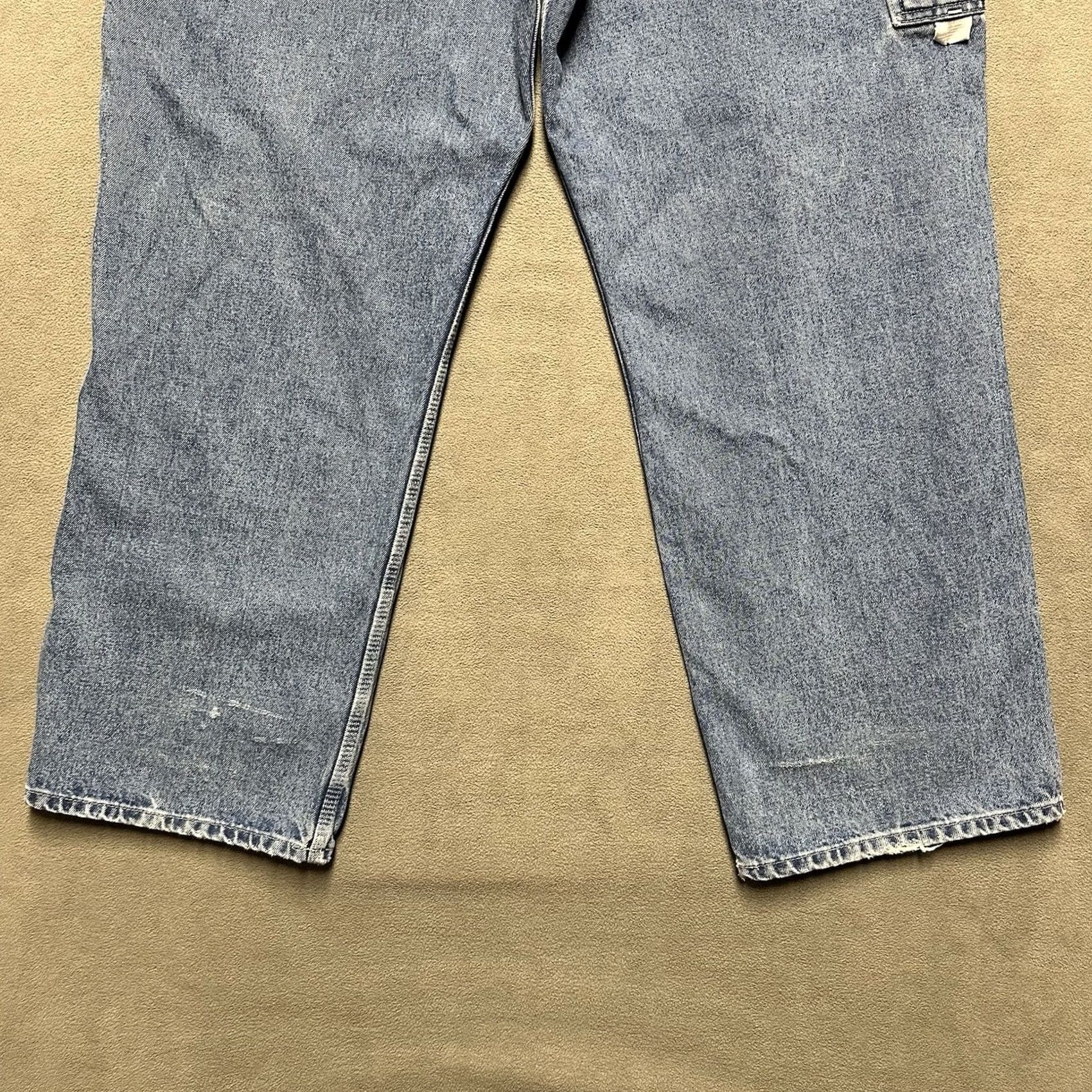 Polo Ralph Lauren VINTAGE Polo Ralph Lauren Jeans Mens 38x32 Carpenter Painter Pant Blue 90s Baggy Relaxed Fit Solid Denim Size US M / EU 48-50 / 2 - 6 Thumbnail