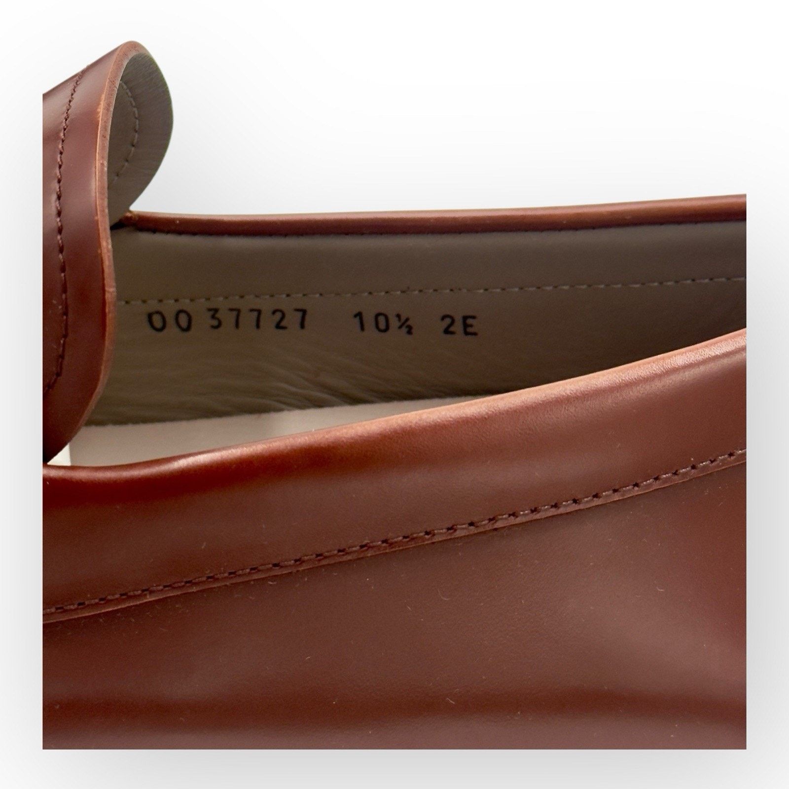 Salvatore Ferragamo Leather Driver Loafers with Gancini In Brown 10.5 UK EE Size US 11.5 / EU 44-45 - 8 Thumbnail