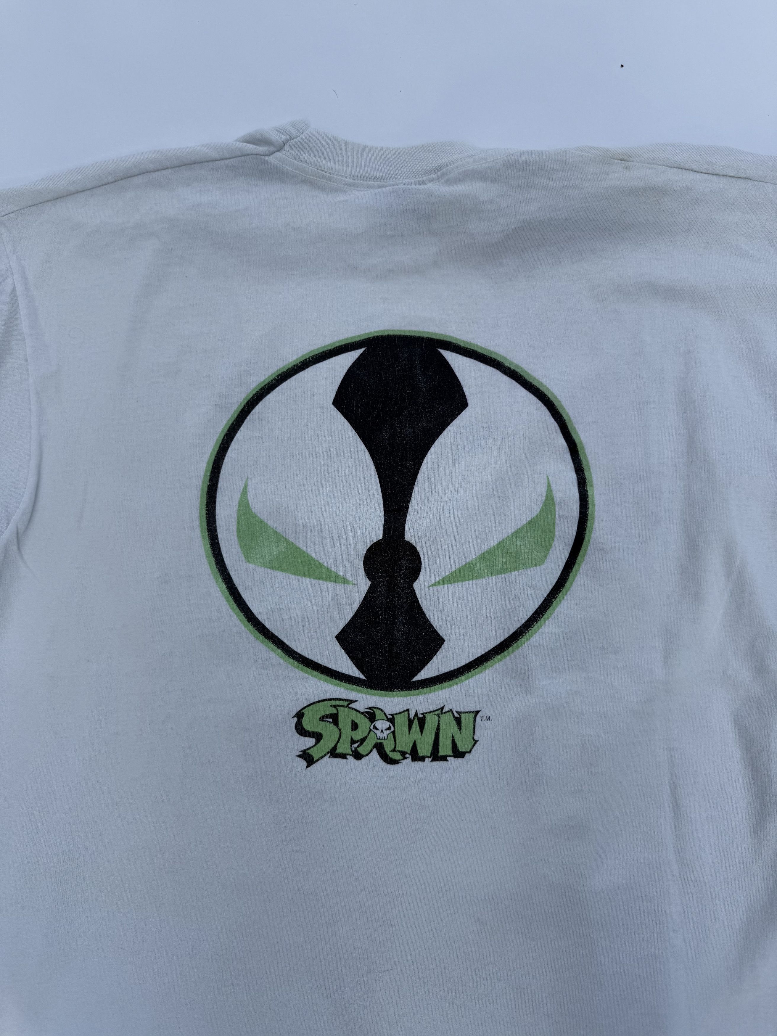 Vintage Vintage 1992 'Spawn' Todd Mcfarlane Marvel T-Shirt Size US XL / EU 56 / 4 - 7 Thumbnail