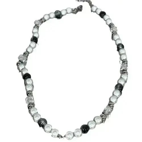 Other Reflective Bead Splice Collar Neck Choker Chain Size ONE SIZE - 3 Thumbnail