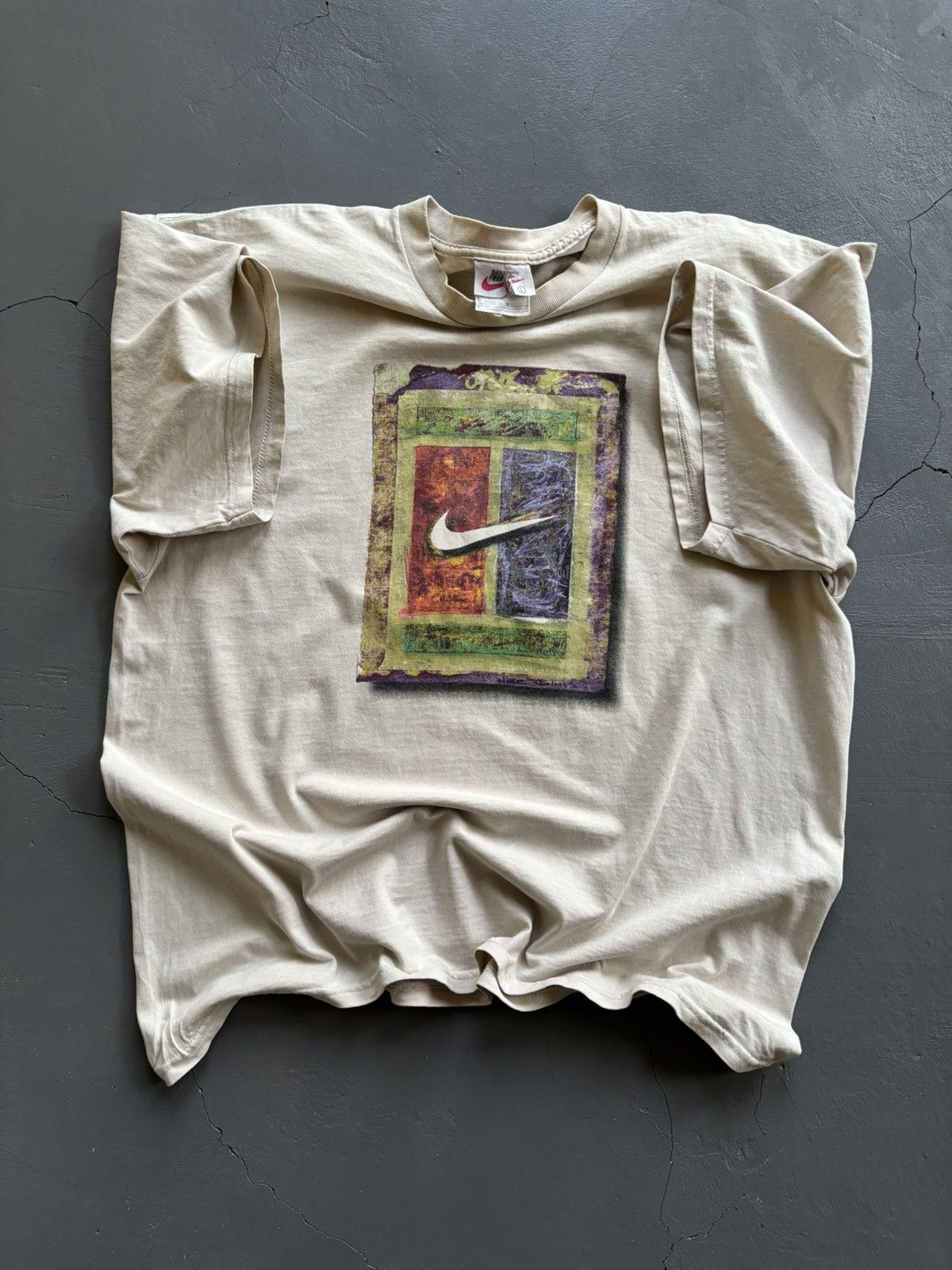 Nike VINTAGE 90’s Nike Tennis Court Graphic Tee Size US L / EU 52-54 / 3 - 1 Thumbnail