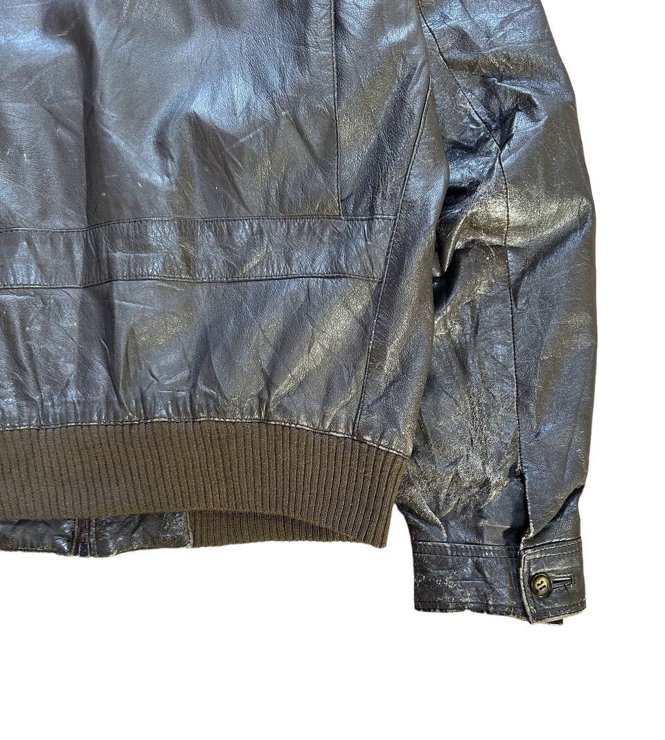 Aquascutum Aquascutum Tartan Lined Leather Jacket Size US M / EU 48-50 / 2 - 13 Thumbnail