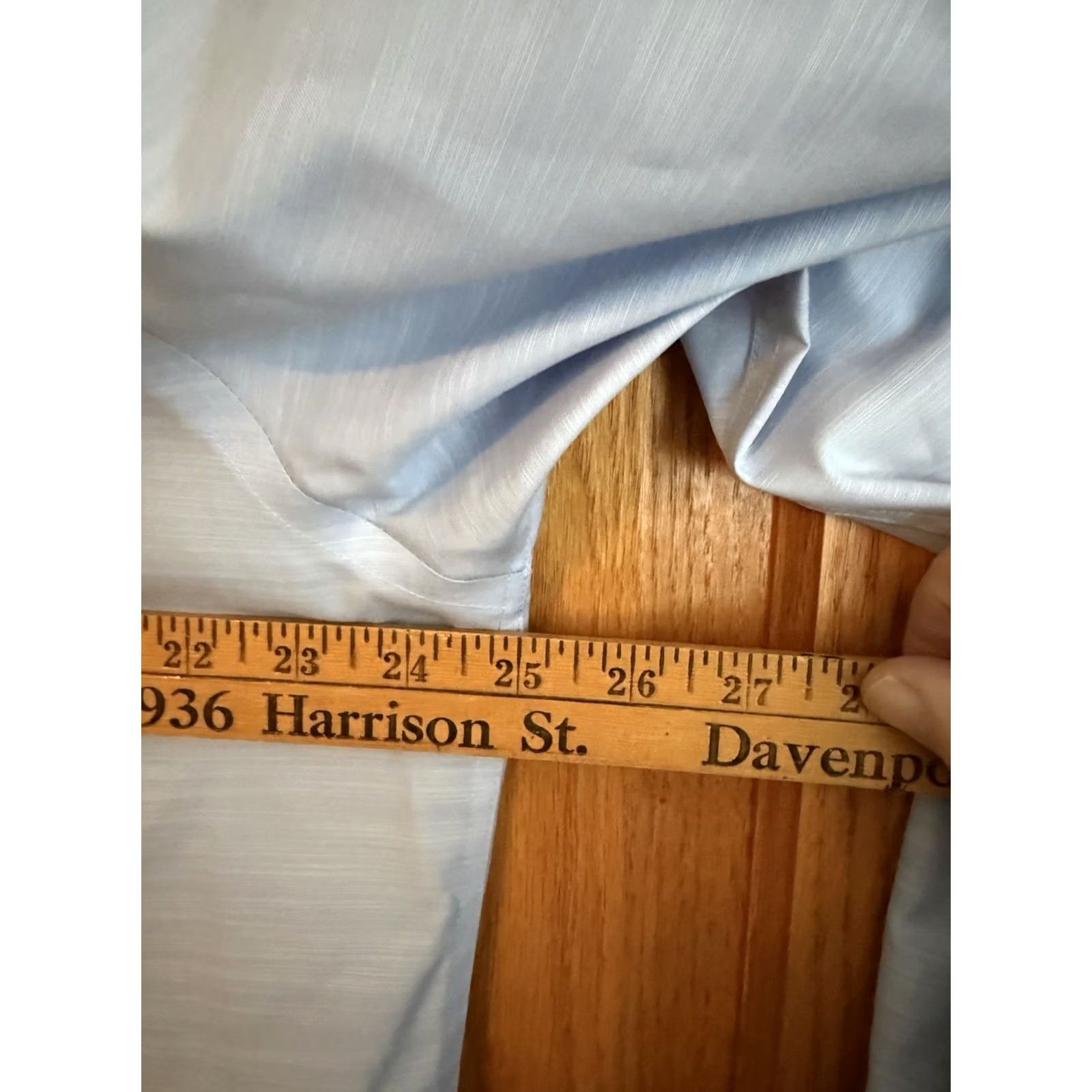 Joseph Abboud VINTAGE? No. Joseph Abboud Dress Shirt Blue 17.5-34/35 Mens Regular Non-Iron 100% Cotton Pattern Striped Long Sleeve Button Cuff Size US XXL / EU 58 / 5 - 6 Thumbnail
