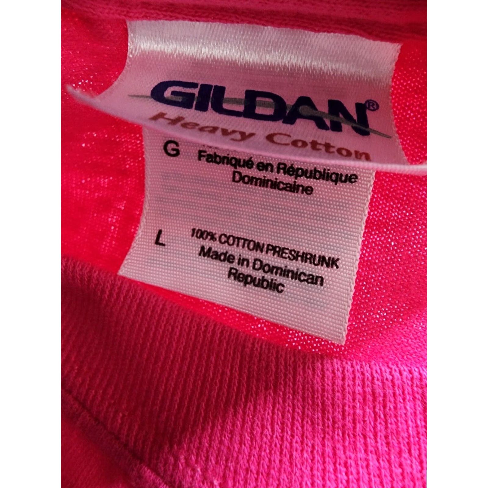 Gildan Mens L Shirt 2014 Motorcycle Route 44 Tulsa OK Double Sided Pink Size US L / EU 52-54 / 3 - 3 Thumbnail
